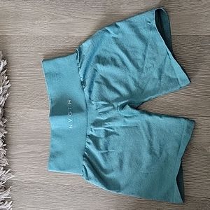 NVGTN teal pro shorts